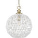 Florence 1 Light 14 inch Brushed Champagne Bronze Pendant Ceiling Light